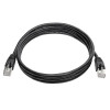 N262-006-BK Cat6a 10G Snagless Shielded STP Ethernet Cable (RJ45 M/M), PoE, Black, 6 ft. (1.83 m)