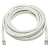 N272-040-WH Cat8 25G/40G-Certified Snagless Shielded S/FTP Ethernet Cable (RJ45 M/M), PoE, White, 40 ft. (12.19 m)