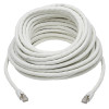 N272-060-WH Cat8 25G/40G-Certified Snagless Shielded S/FTP Ethernet Cable (RJ45 M/M), PoE, White, 60 ft. (18.29 m)