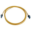 N370X-02M 400G Duplex Singlemode 9/125 OS2 Switchable Fiber Optic Cable (LC/UPC M/M), LSZH, Yellow, 2 m (6.6 ft.)