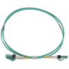 N820X-01M-OM4 400G Multimode 50/125 OM4 Switchable Fiber Optic Cable (Duplex LC-PC M/M), LSZH, Aqua, 1 m (3.3 ft.)