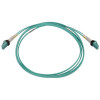 N820X-02M-OM4 400G Multimode 50/125 OM4 Switchable Fiber Optic Cable (Duplex LC-PC M/M), LSZH, Aqua, 2 m (6.6 ft.)