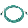 N820X-10M-OM4 400G Multimode 50/125 OM4 Switchable Fiber Optic Cable (Duplex LC-PC M/M), LSZH, Aqua, 10 m (32.8 ft.)