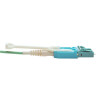 N844-02M-8LC-PT MTP/MPO Fan-out Cable with Push/Pull Tab Connectors, MTP/MPO to 4xLC, 40GbE, 40GBASE-SR4,OM3 Plenum-rated - Aqua, 2M (6.56 ft.)