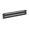 N252-048 48-Port Cat6 Patch Panel - UTP, 110 Punch Down, RJ45, 2U, TAA