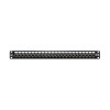 N254-024-SH 24-Port 1U Rack-Mount STP Shielded Cat6 /Cat5 Feedthrough Patch Panel, RJ45 Ethernet, TAA