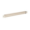 N254-048-SH-6A 48-Port 1U Rack-Mount STP Shielded Cat6a Feedthrough Patch Panel, RJ45 Ethernet, TAA