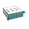 N484-3M8-LC12 40/100Gb Breakout Cassette, 40Gb to 4 x 10Gb, 100Gb to 4 x 25Gb, (x3) 8-Fiber MTP/MPO to (x12) LC Duplex, Type-B Polarity