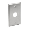 N206-FP01-IND 1-Port Single Gang Faceplate, Stainless Steel, Industrial Grade, IP44, TAA