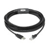 Tripp Lite U009-015-RJ45-X USB-A to RJ45 Rollover Console Cable (M/M) - Cisco Compatible, 250 Kbps, 15 ft. (4.57 m), Black