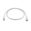 M102AB-02M-WH Safe-IT USB-C to Lightning Sync/Charge Antibacterial Cable (M/M), MFi Certified, White, 2 m (6.6 ft.)