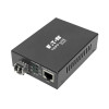 Gigabit multimode fiber to ethernet media converter, poe+ - international power N785-INT-PLCMM1