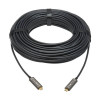 U420F-30M-V USB-C to USB-C Plenum-Rated Fiber Active Optical Cable (AOC) - 4K 60 Hz, HDR, 4:4:4, M/M, Black, 30 m (98 ft.)