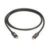 Tripp lite series usb4 40gbps cable (m/m) - usb-c, 8k 60 hz, 240w pd charging, black, U521-1P2M-BK