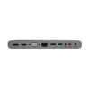U442-DOCK4-INT USB-C Dock, Triple Display - 4K HDMI/DisplayPort, VGA, USB 3.x (5Gbps), USB-A/C Hub Ports, GbE, 100W PD Charging, EU/UK Power Supply