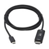 U444-003-HDR4BE USB-C to HDMI Active Adapter Cable (M/M), 4K 60 Hz, HDR, HDCP 2.2, DP 1.4 Alt Mode, Black, 3 ft. (0.9 m)