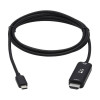 U444-006-HDR4BE USB-C to HDMI Active Adapter Cable (M/M), 4K 60 Hz, HDR, HDCP 2.2, DP 1.4 Alt Mode, Black, 6 ft. (1.8 m)