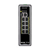Tripp Lite NGI-M08POE8-L2 8-Port Managed Industrial Gigabit Ethernet Switch - Layer 2, 1 Gbps, PoE+ 30W, -40° to 75°C, DIN Mount