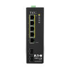 Tripp Lite NGI-S05C2POE4 5-Port Lite Managed Industrial Gigabit Ethernet Switch - 10/100/1000 Mbps, PoE+ 30W, 2 GbE SFP Slots, -10° to 60°C, DIN Mount