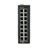 NGI-S16 16-Port Lite Managed Industrial Gigabit Ethernet Switch - 10/100/1000 Mbps, -10Â° to 60Â°C, DIN Mount