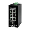 NGI-U08C2 8-Port Unmanaged Industrial Gigabit Ethernet Switch - 10/100/1000 Mbps, 2 GbE SFP Slots, -40Â° to 75Â°C, DIN Mount