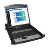B020-U16-19-IP NetDirector 16-Port 1U Rack-Mount Console IP KVM Switch with 19 in. LCD