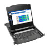 B030-008-17-IP NetDirector 8-Port 1U Rack-Mount Console HDMI KVM Switch with 17 in. LCD and IP Remote Access, Dual Rail