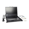 B070-008-19 NetCommander 8-Port Cat5 1U Rack-Mount Console KVM Switch with 19-in. LCD