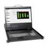 B070-016-19 NetCommander 16-Port Cat5 1U Rack-Mount Console KVM Switch with 19-in. LCD