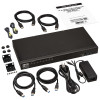 B024-DPU08 8-Port DisplayPort/USB KVM Switch with Audio/Video and USB Peripheral Sharing, 4K 60 Hz, 1U Rack-Mount
