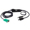 P778-006-DP VGA to DisplayPort and USB-A Adapter Cable Kit for B020-U and B022-U KVM, 6 ft. (1.8 m)