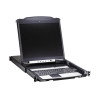 Netdirector 16-port cat5 kvm over ip switch - 19 in. lcd, 1 remote/1 local user, 1u B064C-16-1-IP