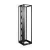 SRCABLEVRT6 SmartRack 6-in. (15.24 cm) Wide High Capacity Vertical Cable Manager - Double finger duct with cover