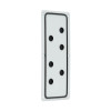 SmartRack Cable Gland Plate for NEMA-Rated Enclosure Cabinets, 6 Ports (0.5 in.)