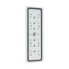 SmartRack Cable Entry Gland Plate for NEMA-Rated Enclosure Cabinets, 21-Port Membrane