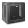 SRW12US SmartRack 12U Low-Profile Switch-Depth Wall-Mount Small Rack Enclosure, Hinged Back