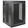 SRW18USDP SmartRack 18U UPS-Depth Wall-Mount Half-Height Rack Enclosure, Hinged Back