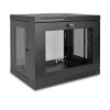 SRW9UG SmartRack 9U Low-Profile Switch-Depth Wall-Mount Mini Rack Enclosure, Clear Acrylic Window