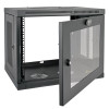SRW9UG SmartRack 9U Low-Profile Switch-Depth Wall-Mount Mini Rack Enclosure, Clear Acrylic Window