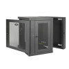 SRW10US SmartRack 10U Low-Profile Switch-Depth Wall-Mount Small Rack Enclosure, Hinged Back