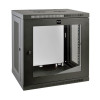 Tripp Lite SRW12UG SmartRack 12U Low-Profile Switch-Depth Wall-Mount Small Rack Enclosure, Clear Acrylic Window