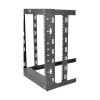SR12UBEXPNDKD SmartRack 12U Standard-Depth 4-Post Open Frame Rack