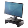 Fellowes Computer Monitor Stand with 3 Height Adjustments - Designer Suites Monitor Riser with Storage Tray - Ergonomic Adjustable Monitor Stand for Computers - Max Weight 18KG/Max Size 21" -