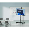 Trolley Mount Stand for TV & Monitors (crank handle height adjust), For screens: 37" to 120",VESA compatibility:all between 200x200 to 1000x600mm -check the dimensions of the four mounting ho