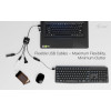 USB-C/USB-A Cable HUB 4 port (2x USB-C, 2x USB-A)