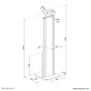Neomounts FL15-628BL1 Tablet floor stand - max 3 kg | 6,6 lbs - lockable