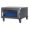 Laptop Charging Cart/Trolley via AC Adapter (UK) 20-bay, Install device's AC Adapter (power cables) into unit, Suitable for ALL laptops (to 16"), iPads, MacBooks, Chromebooks, other portable 