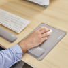 Fellowes Wrist Rest Breyta Palm Rest with Antibacterial Protection Ergonomic Wrist Support Grey