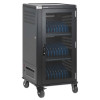 Laptop Charging Cabinet Trolley/Cart via USB-C 65W 16" 30-bay, Suitable for USB-C laptops (to 16"), iPads, MacBooks, Chromebooks, other USB-C devices, Bays 395x32.5x290mm, USB-C charging cabl