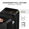 Fellowes Paper Shredder LX200 12 Sheet Mini Cut Shredder with 22 Litre Pull Out Bin Advanced Security P4